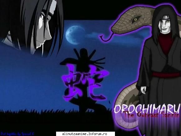 Detalii despre personaje ! - Name Orochimaru Race Originally human, now demon - Naruto