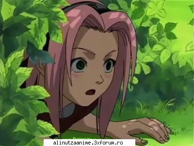Sakura - opa ce cautam in tufis - Naruto
