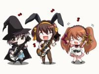 aici postam detalii despre personaj si poze cu haruhi suzumiya 
*race: human 
*gender: female 
*age:
