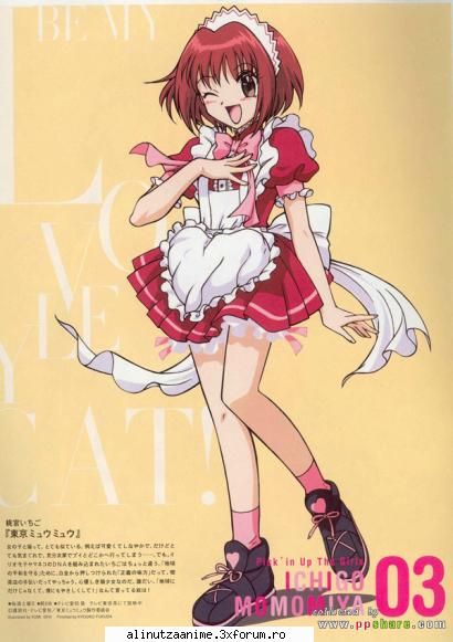 mew ichigo - uniforma de la cafenea - Mew mew Power